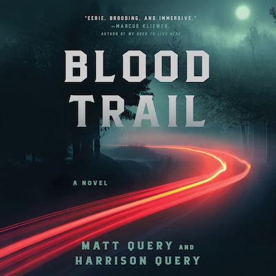 Blood Trail – omslag til lydbogen af Matt Query, Harrison Query