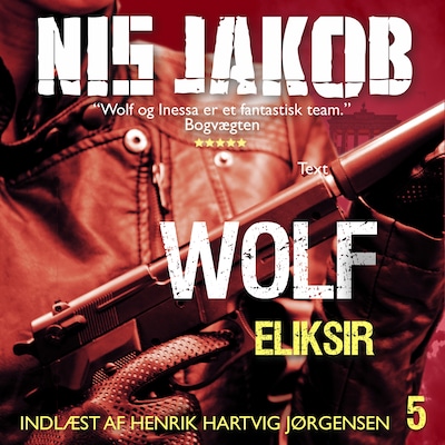 ELIKSIR – omslag til lydbogen af Nis Jakob