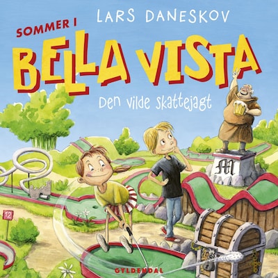 Sommer i Bella Vista - Den vilde skattejagt – omslag til lydbogen af Lars Daneskov