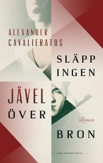 Släpp ingen jävel över bron – omslag till ljudboken av Alexander Cavalieratos