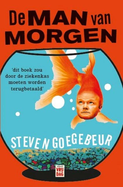 De Man van Morgen – omslag van het luisterboek van Steven Goegebeur