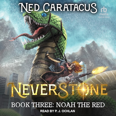Noah the Red – omslag til lydbogen af Ned Caratacus