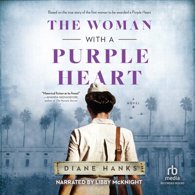 The Woman with a Purple Heart – omslag til lydbogen af Diane Hanks