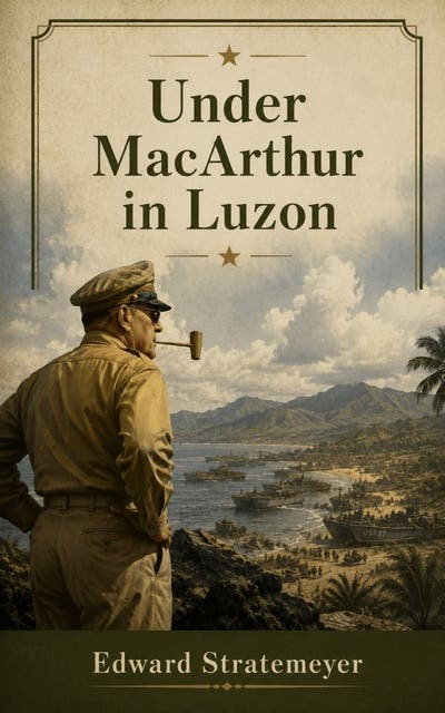 Under MacArthur in Luzon – omslag til lydbogen af Edward Stratemeyer