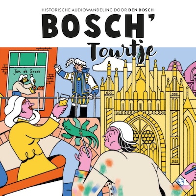 Bosch' Tourtje – omslag van het luisterboek van Roos Hamelink