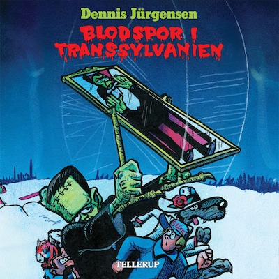 Freddy-serien #4: Blodspor i Transsylvanien – omslag til lydbogen af Dennis Jürgensen