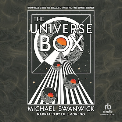 The Universe Box – omslag til lydbogen af Michael Swanwick