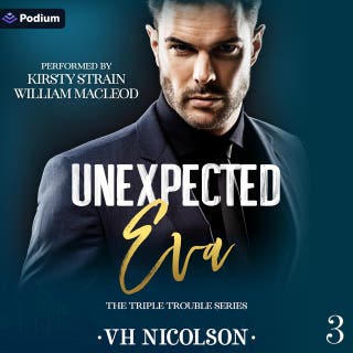 Unexpected Eva: The Triple Trouble Series, Book 3 – omslag till ljudboken av VH Nicolson