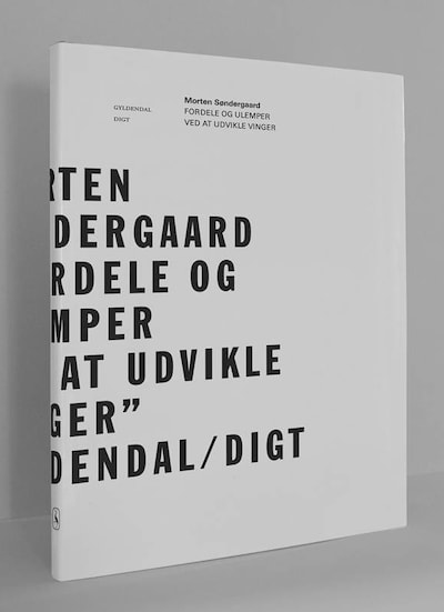 Fordele og ulemper ved at udvikle vinger – omslag til lydbogen af Morten Søndergaard