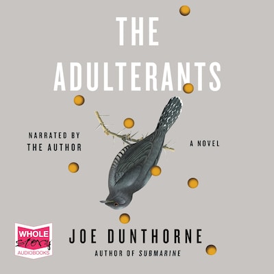 The Adulterants – omslag til lydbogen af Joe Dunthorne