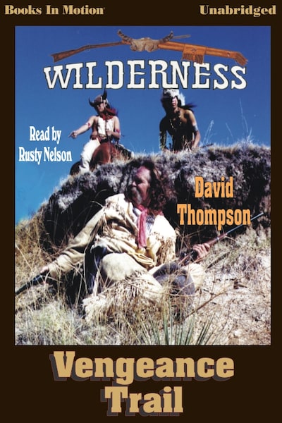 Vengeance Trail – omslag til lydbogen af David Thompson