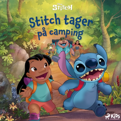 Stitch tager på camping – omslag til lydbogen af Disney