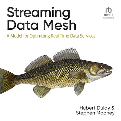 Streaming Data Mesh – omslag til lydbogen af Hubert Dulay, Stephen Mooney