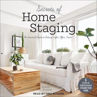 Secrets of Home Staging – omslag til lydbogen af Karen Prince