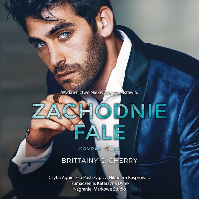 Zachodnie fale – okładka audiobooka, autor Brittainy C Cherry