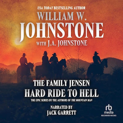 Hard Ride to Hell – omslag til lydbogen af William W. Johnstone, J.A. Johnstone