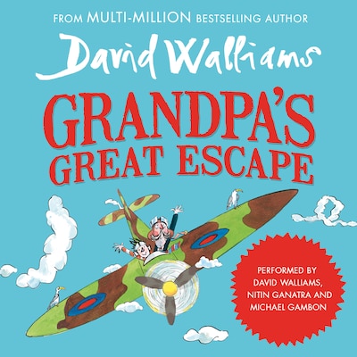 Grandpa’s Great Escape – omslag til lydbogen af David Walliams