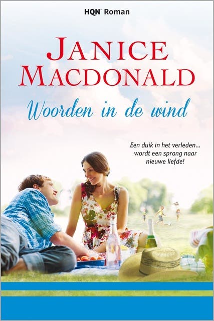 Woorden in de wind – omslag van het luisterboek van Janice Macdonald