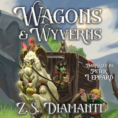 Wagons & Wyverns – omslag til lydbogen af Z.S. Diamanti