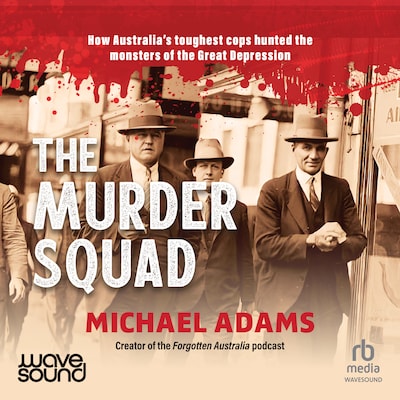 The Murder Squad – omslag til lydbogen af Michael Adams