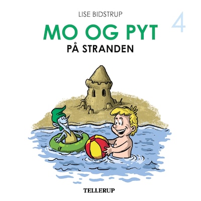 Mo og Pyt #4: Mo og Pyt på stranden – omslag til lydbogen af Lise Bidstrup