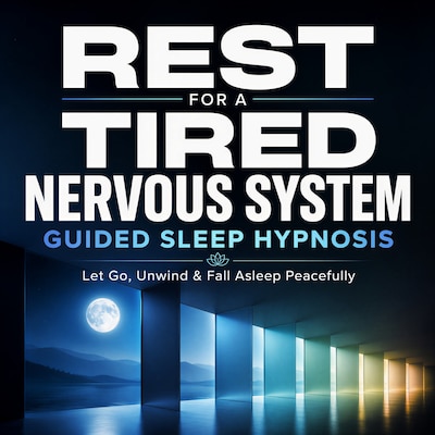 Rest for a Tired Nervous System -  Guided Sleep Hypnosis – omslag til lydbogen af Reese Davenport