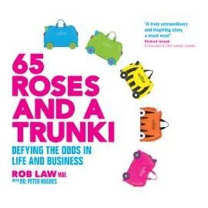 65 Roses and a Trunki – okładka audiobooka, autor Rob Law