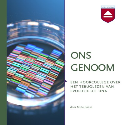 Ons genoom – omslag van het luisterboek van Mirte Bosse