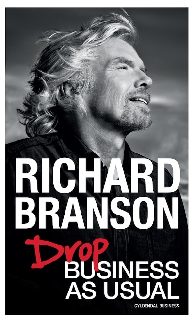 Drop Business as Usual – omslag til lydbogen af Richard Branson