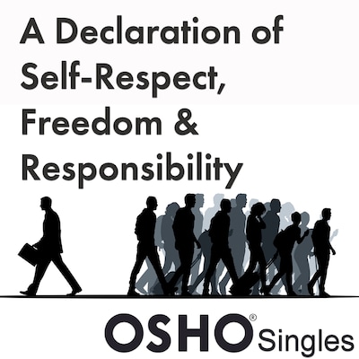 A Declaration of Self-Respect, Freedom, and Responsibility – omslag til lydbogen af Osho