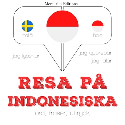 Resa på indonesiska – omslag till ljudboken av JM Gardner