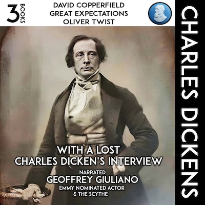 David Copperfield, Great Expectations, Oliver Twist 3 Books – omslag til lydbogen af Charles Dickens
