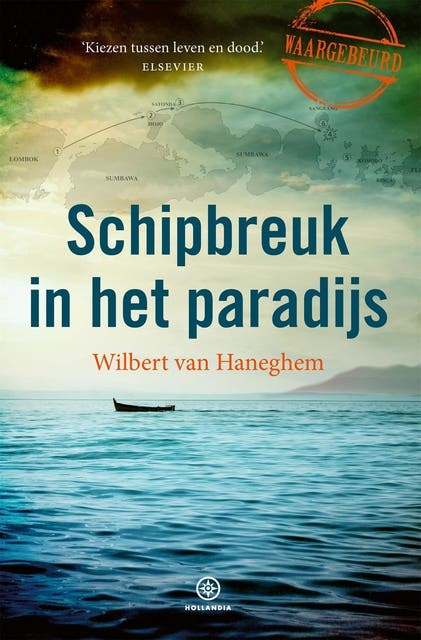Schipbreuk in het paradijs – omslag van het luisterboek van Wilbert van Haneghem