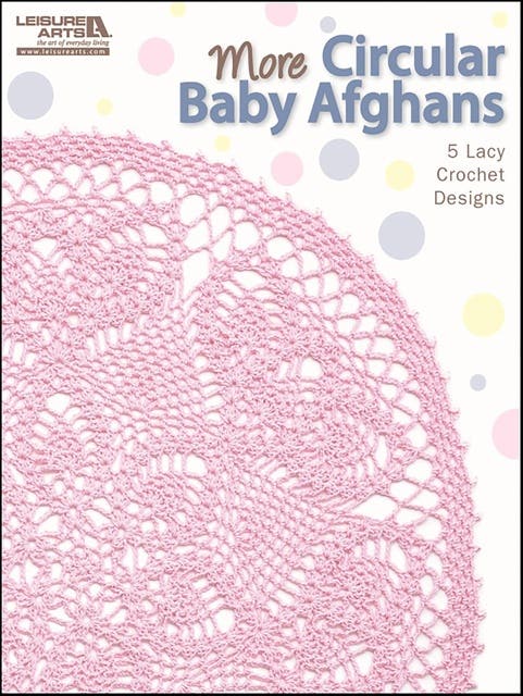 More Circular Baby Afghans Crochet – omslag til lydbogen af Leisure Arts