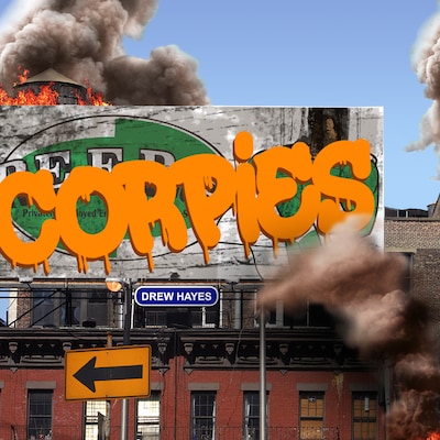 Corpies – omslag til lydbogen af Drew Hayes