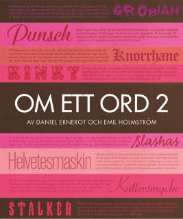 Om ett ord 2 – omslag till ljudboken av Daniel Ernerot,Emil Holmström