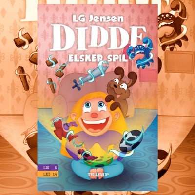 Didde elsker alt #4: Didde elsker spil – omslag til lydbogen af LG Jensen