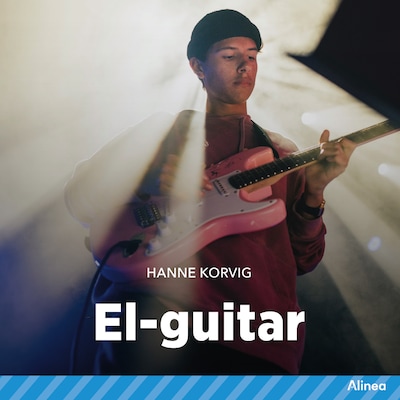El–guitar – omslag til lydbogen af Hanne Korvig