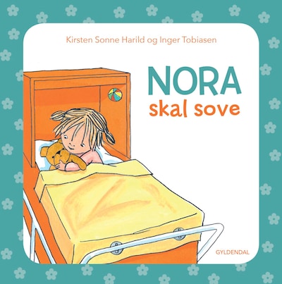 Nora skal sove – omslag til lydbogen af Kirsten Sonne Harild