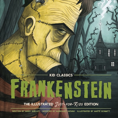 Frankenstein - Kid Classics – omslag til lydbogen af Mary Shelley