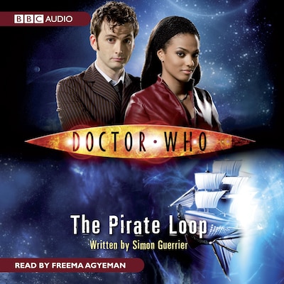 Doctor Who: The Pirate Loop – omslag til lydbogen af Simon Guerrier