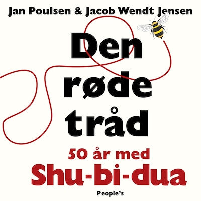 Den røde tråd – omslag til lydbogen af Jacob Wendt Jensen, Jan Poulsen