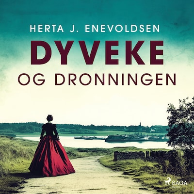 Dyveke og dronningen – omslag til lydbogen af Herta J. Enevoldsen