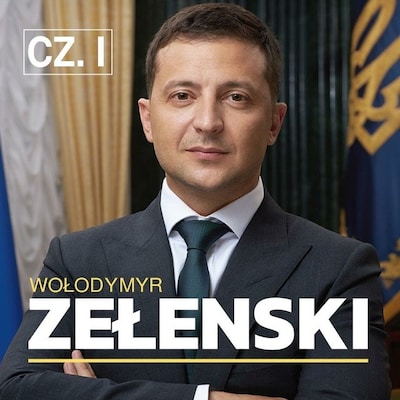 Wołodymyr Zełenski. Droga na szczyt. Część I. Satyryk, showman, przedsiębiorca – okładka audiobooka, autor Antoni Michalak