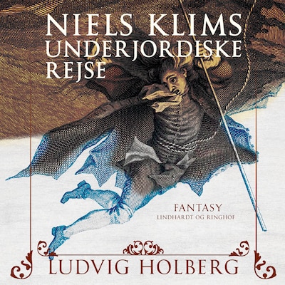 Niels Klims underjordiske rejse – omslag til lydbogen af Ludvig Holberg