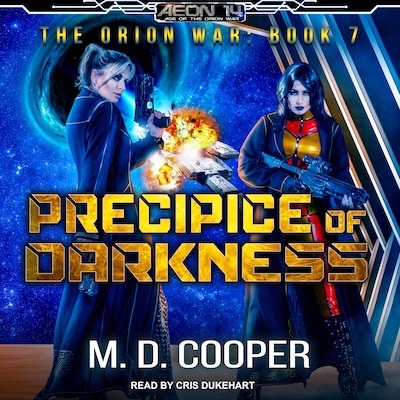 Precipice of Darkness – omslag til lydbogen af M. D. Cooper