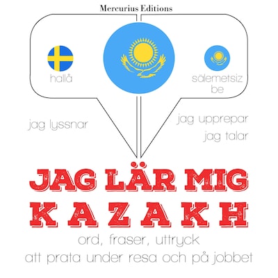 Jag lär mig kazakh – omslag till ljudboken av JM Gardner