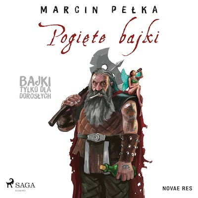 Pogięte bajki – okładka audiobooka, autor Marcin Pełka
