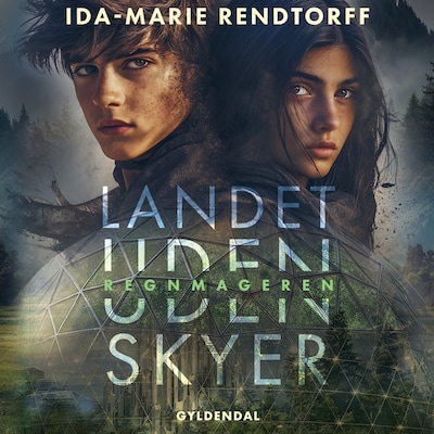 Landet uden skyer 2 - Regnmageren – omslag til lydbogen af Ida-Marie Rendtorff
