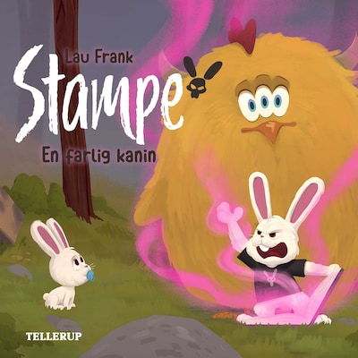 Stampe #1: En farlig kanin – omslag til lydbogen af Lau Frank